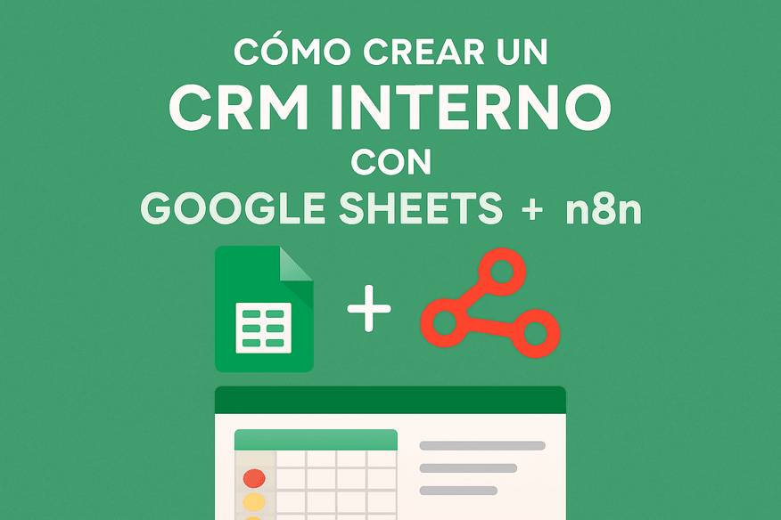 Cómo crear un CRM interno con Google Sheets + n8n